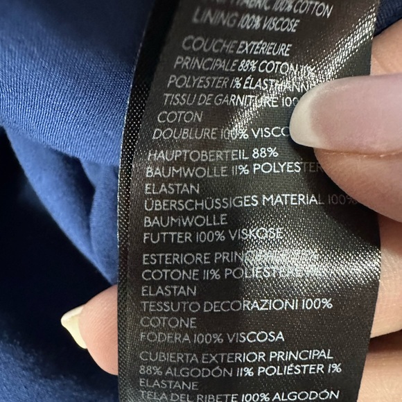 Maeve Plus Anthropologie Blue Mini Shift Dress Size 14  wedding Shower - Picture 10 of 12